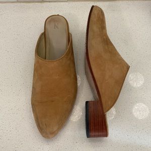 Nisolo suede mules